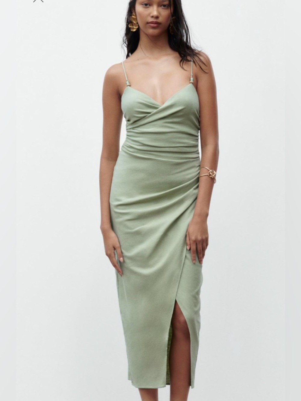 Sage green dress